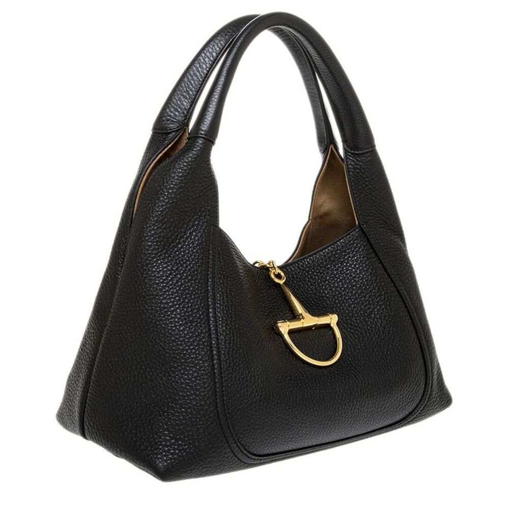 Gucci Horsebit Leather Tote, Black - Picture 3 of 3